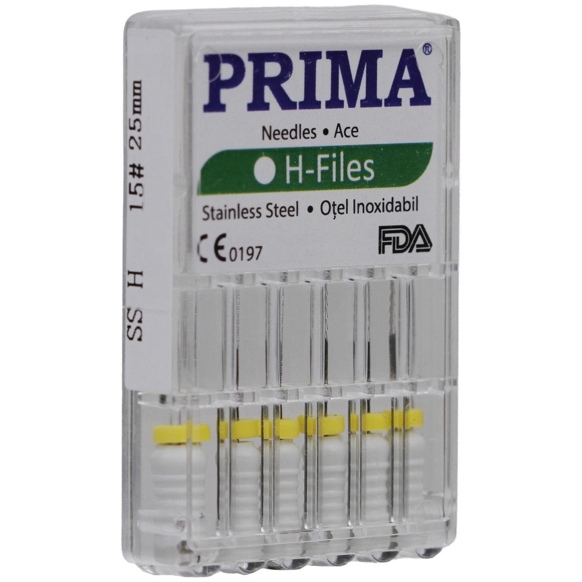 Ace endodontice Hedstrom H-Files, PRIMA, 25mm, 6 buc. — imaginea 2