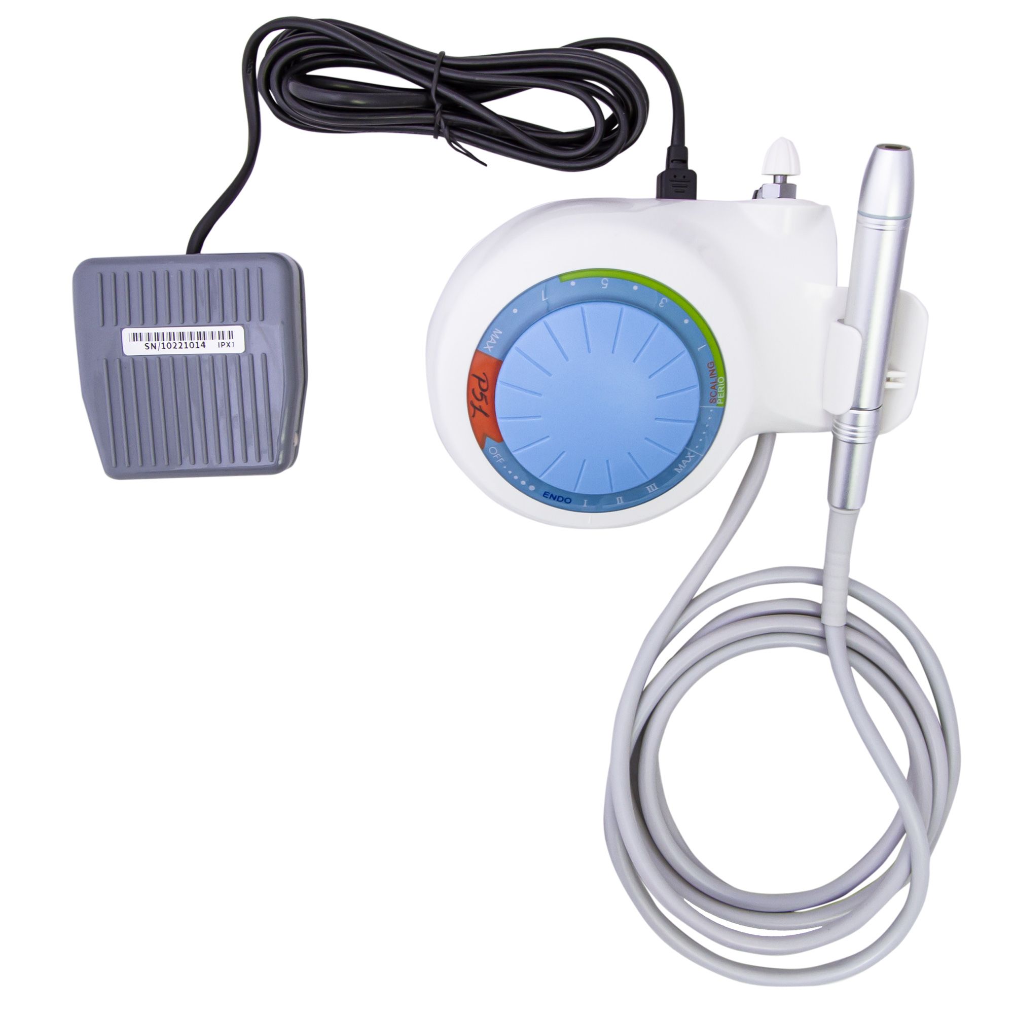 Aparat detartraj stomatologic compatibil EMS cu piesa de mana, control al apei si set pentru montare anse — imaginea 2