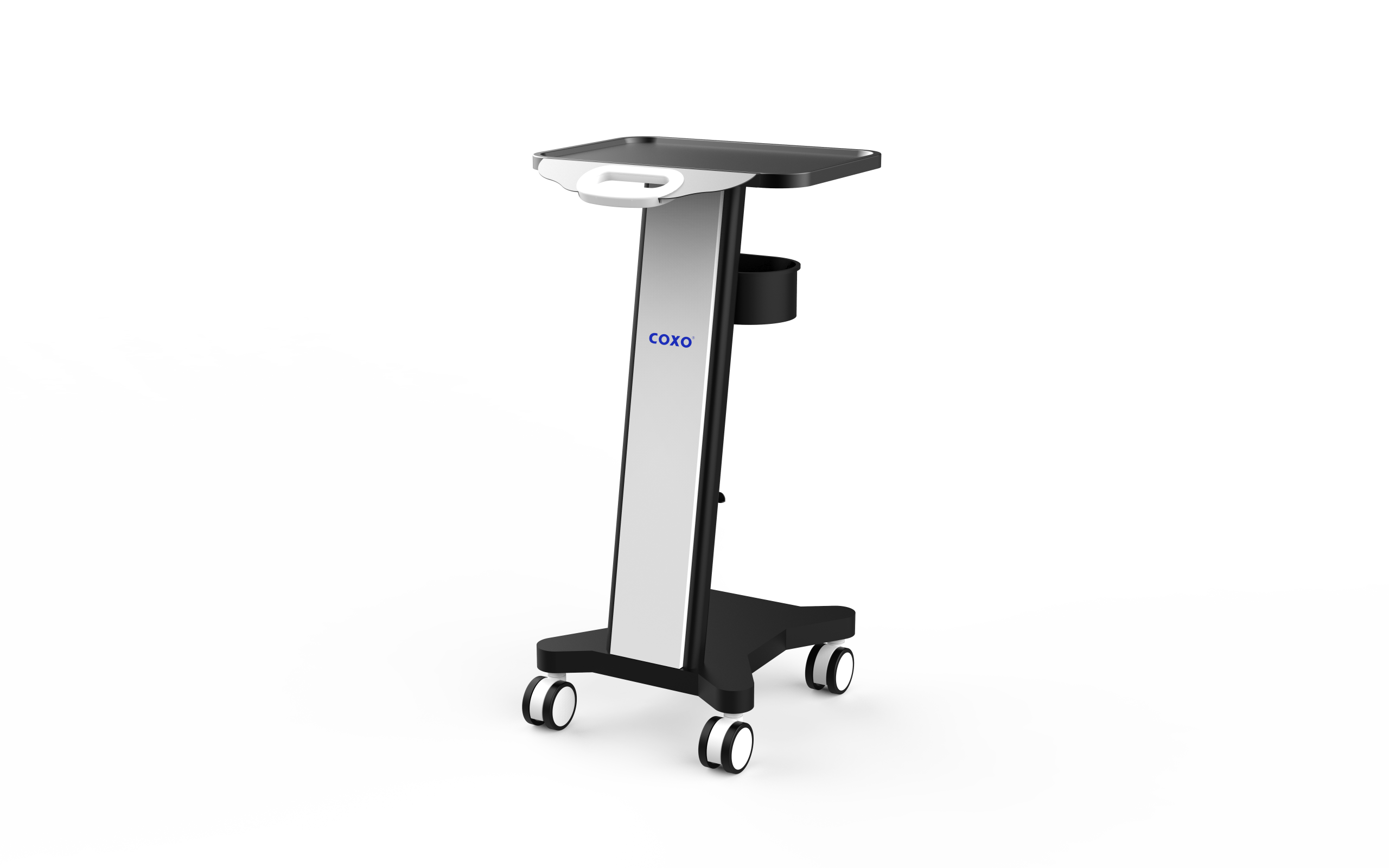 Cart Mobil Profesional COXO cu Priza Integrată și Roți Silențioase