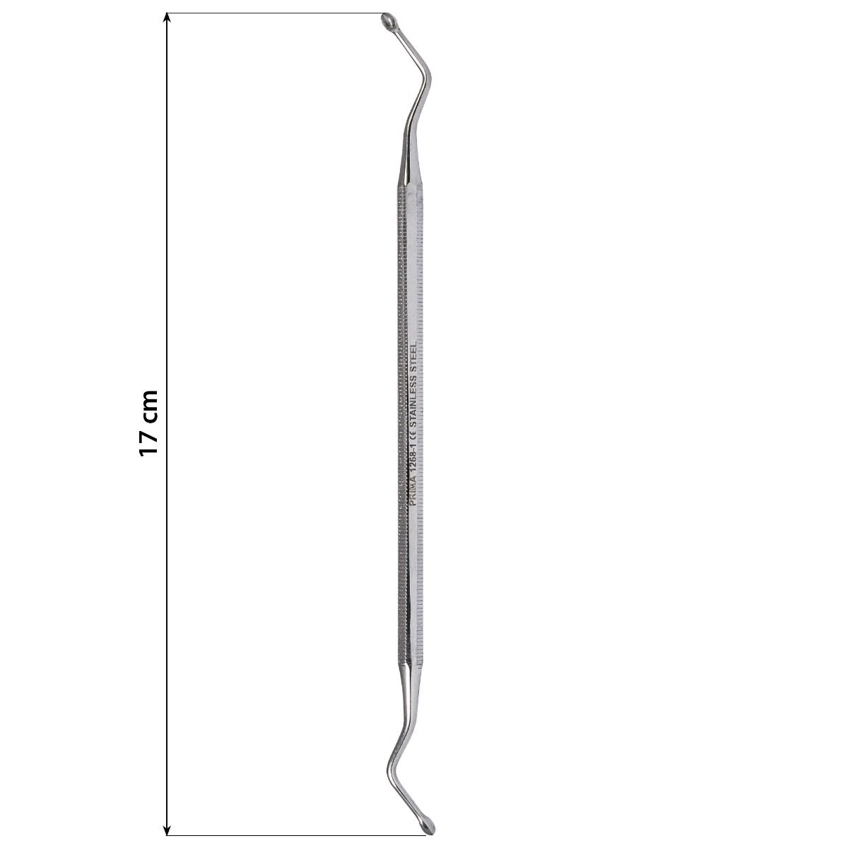 Chiuretă alveolară Hemingway PRIMA, linguriță, inox, 17 cm — imaginea 2