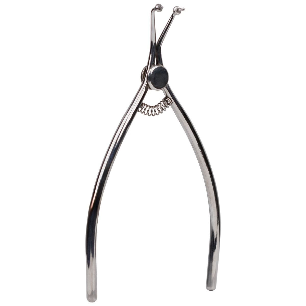 Cleste ergonomic din inox pentru pene interdentare elastice — imaginea 4