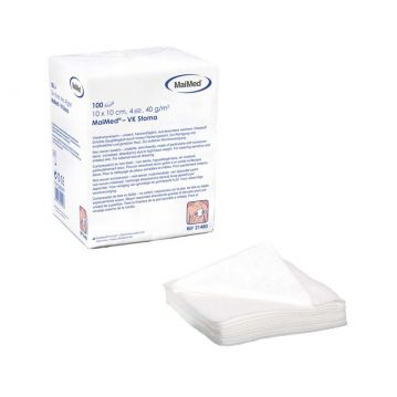 Comprese nețesute 5x5 cm nesterile, 100 buc, MaiMed