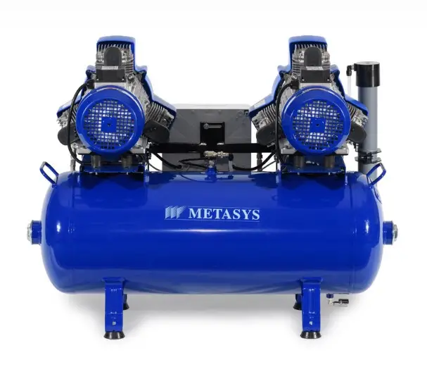Compresor Dentar Silențios METASYS META CAM 450, Fără Ulei, 90L