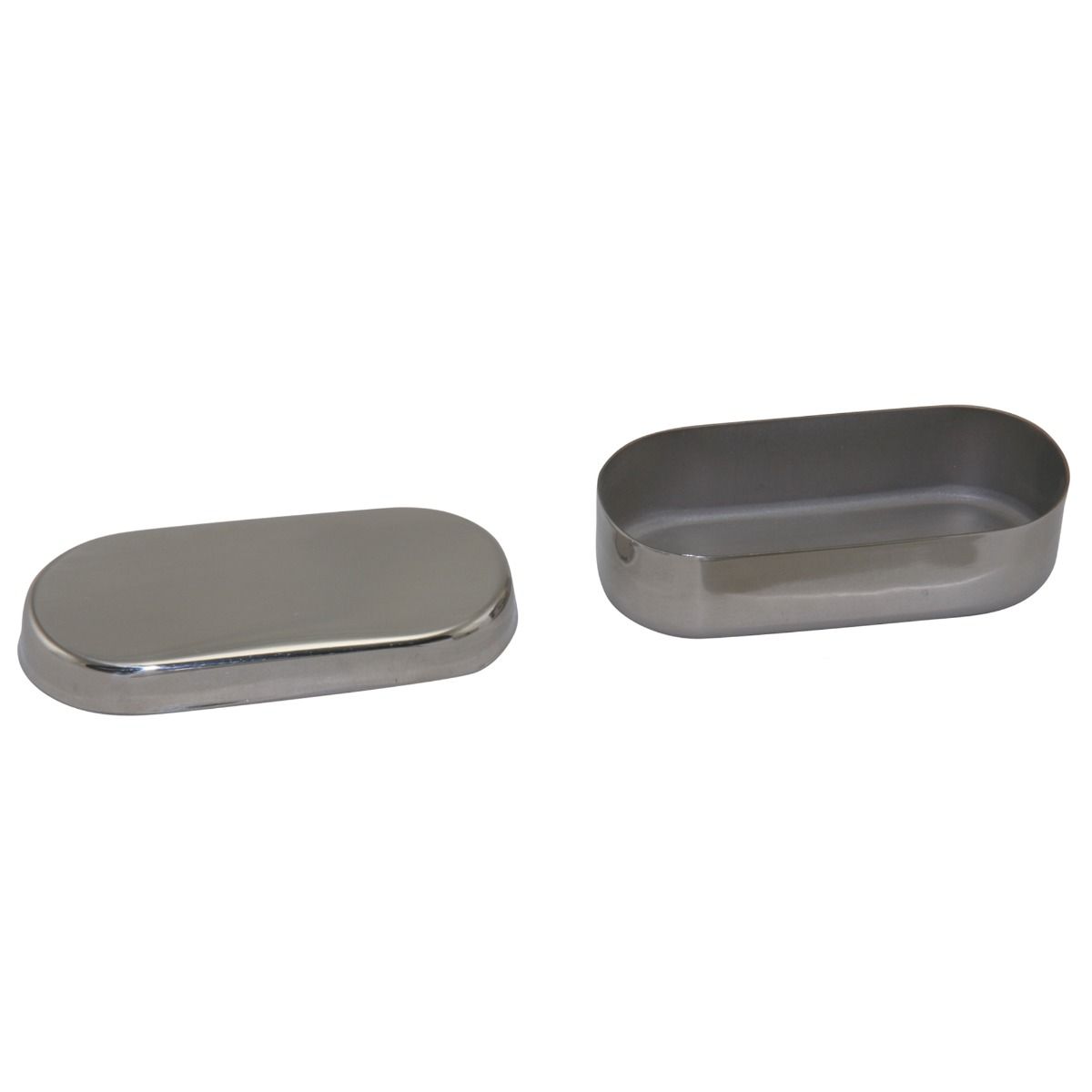 Cutie din inox pentru freze si ace, 5x2x1cm, PRIMA — imaginea 2