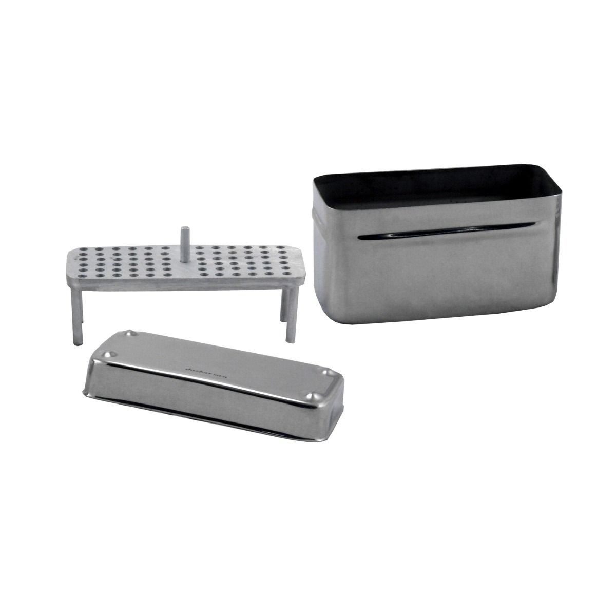 Cutie sterilizare endo PRIMA, inox, cu grilaj detașabil