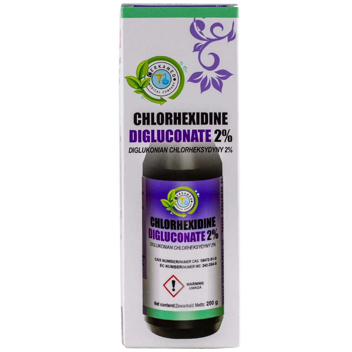Digluconat de clorhexidina 2%, pentru curatarea canalelor radiculare, 200g — imaginea 2