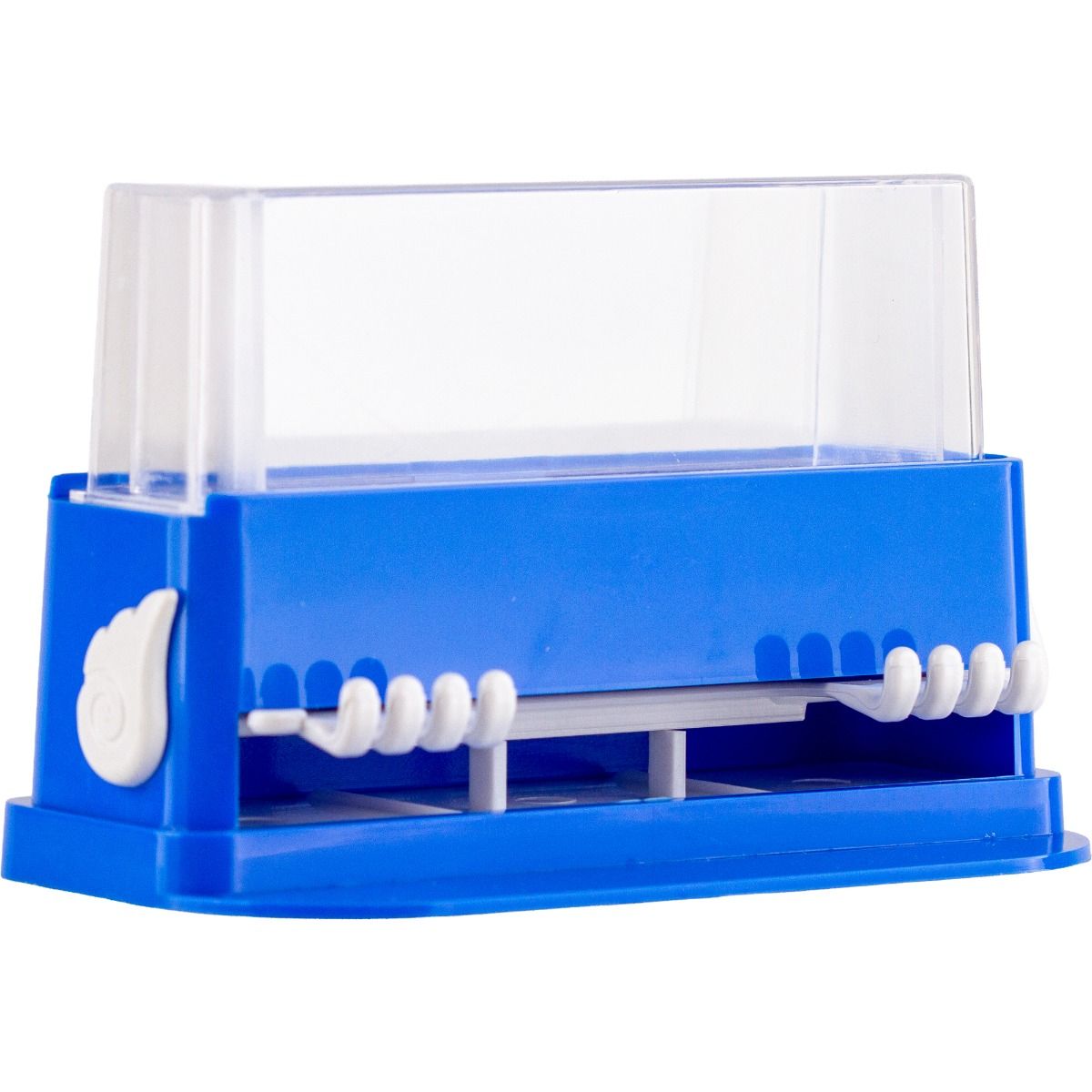 Dispenser aplicatoare PRIMA, igienic, din plastic albastru