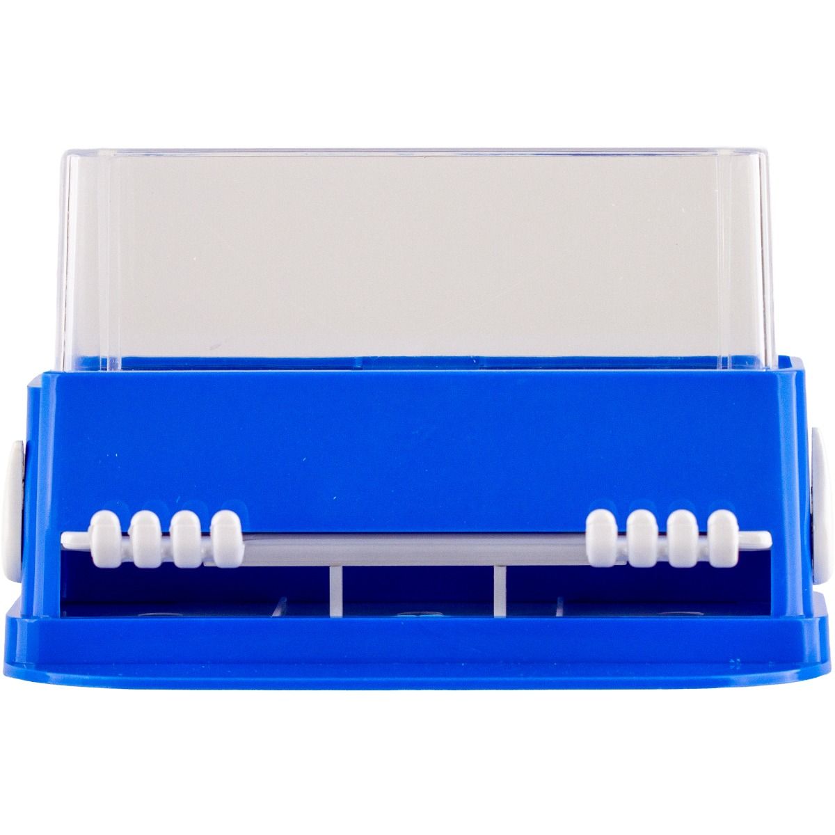 Dispenser aplicatoare PRIMA, igienic, din plastic albastru — imaginea 2