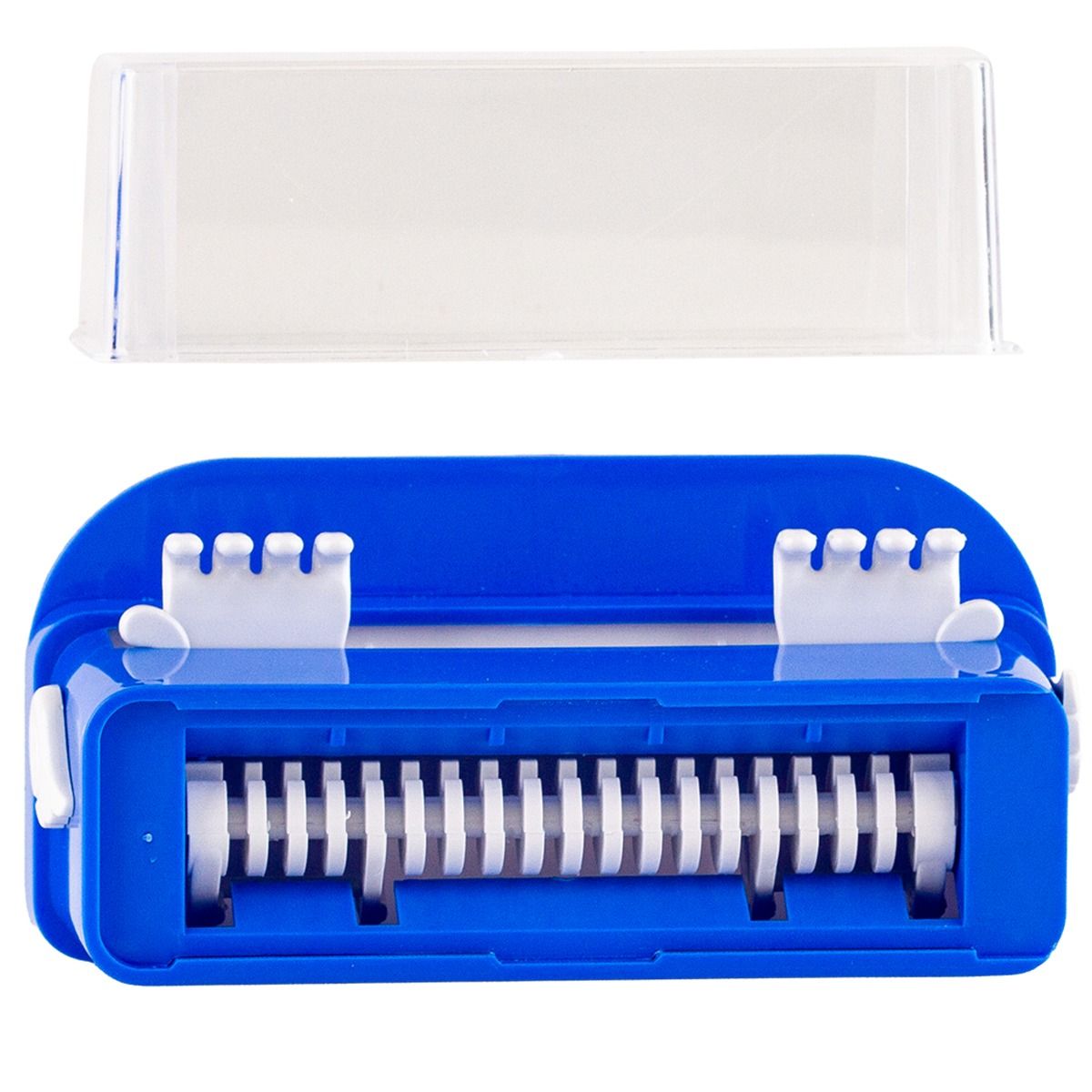 Dispenser PRIMA pentru aplicatoare, plastic, albastru, pentru uz stomatologic — imaginea 4