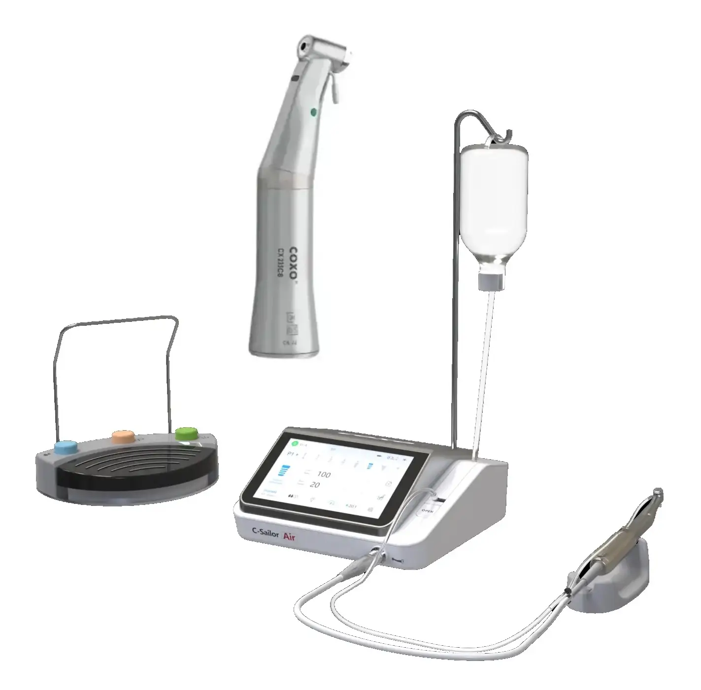 Fiziodispenser Chirurgical COXO C-SAILOR AIR LED cu Contraunghi Implantologie 20:1