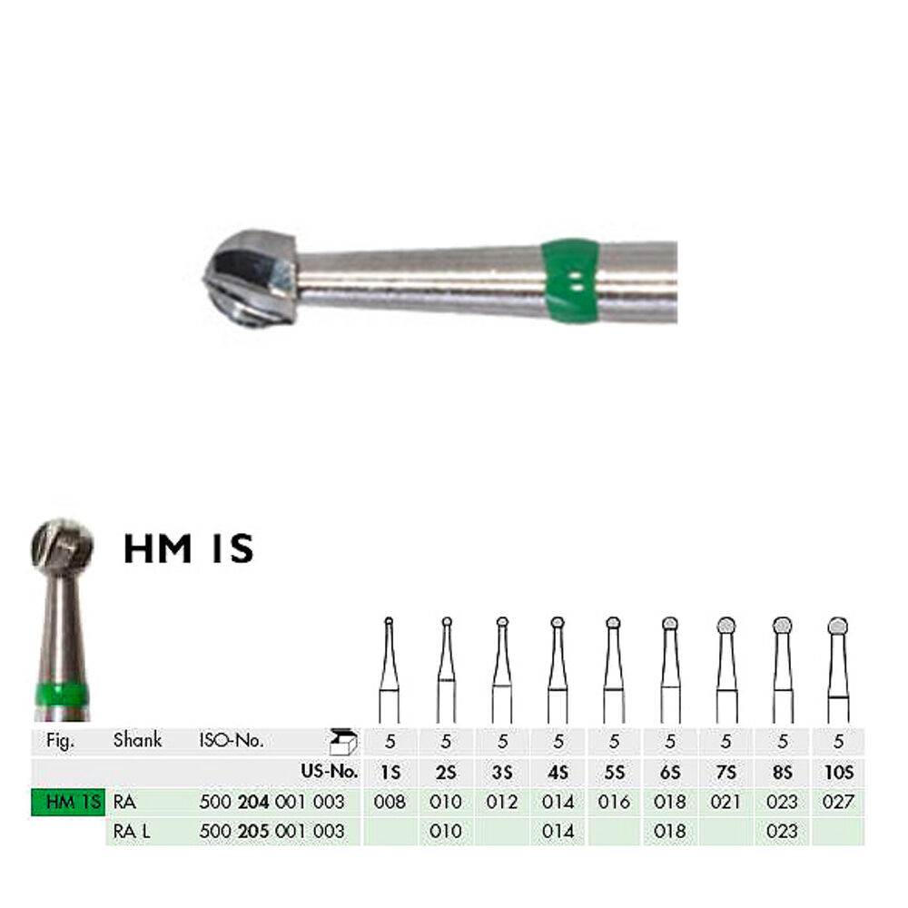 Freze contraunghi sferice gât lung HM1S 012 Meisinger