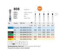 Freze turbina diamantate para 808G 014 Meisinger