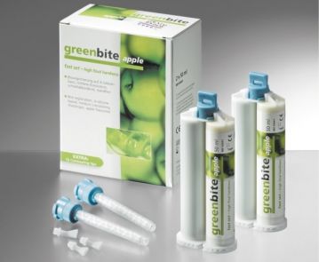 DETAX GREEN BITE FAST APPLE - Silicon de Aditie pentru Ocluzie, 50ml