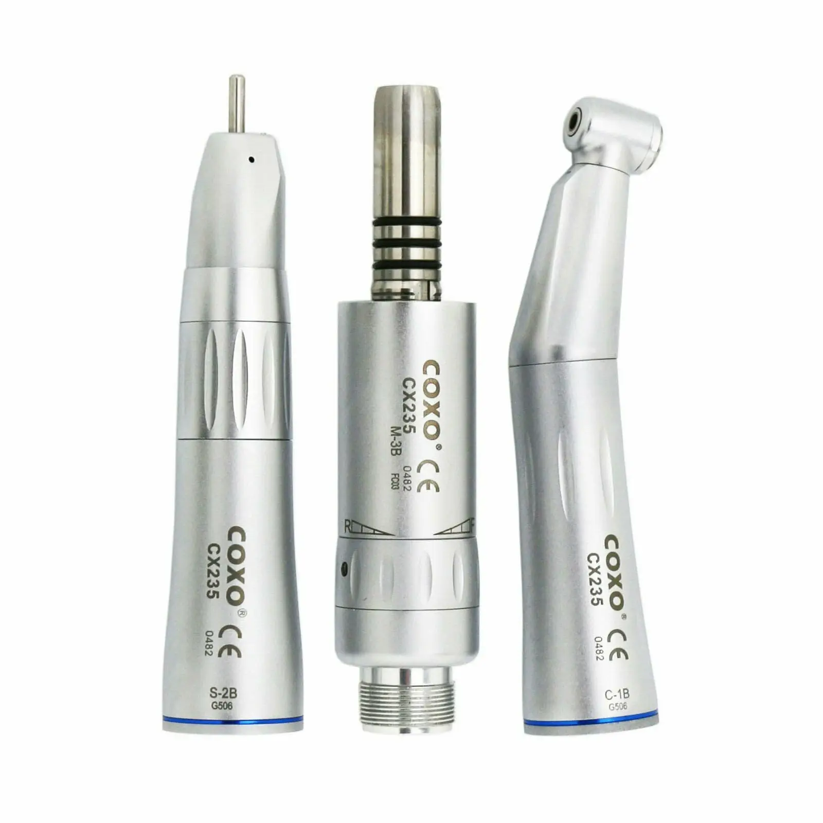 Kit complet piese dentare COXO 235-B cu răcire internă (contraunghi, piesă dreaptă, micromotor)