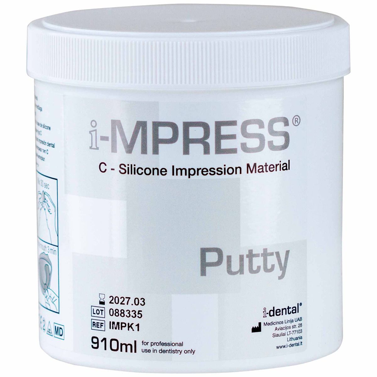 Kit silicon de condensare pentru amprenta dentara i-MPRESS — imaginea 4