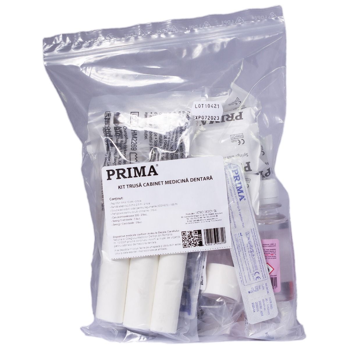 Kit Trusa de Prim Ajutor pentru Cabinet Stomatologic PRIMA — imaginea 3