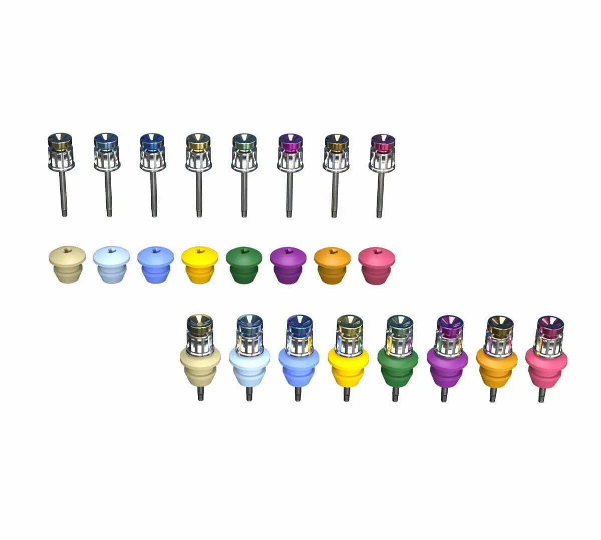 Cheie Dinamometrică de Implantologie COXO C-TW1 cu Set de Adaptoare — imaginea 3