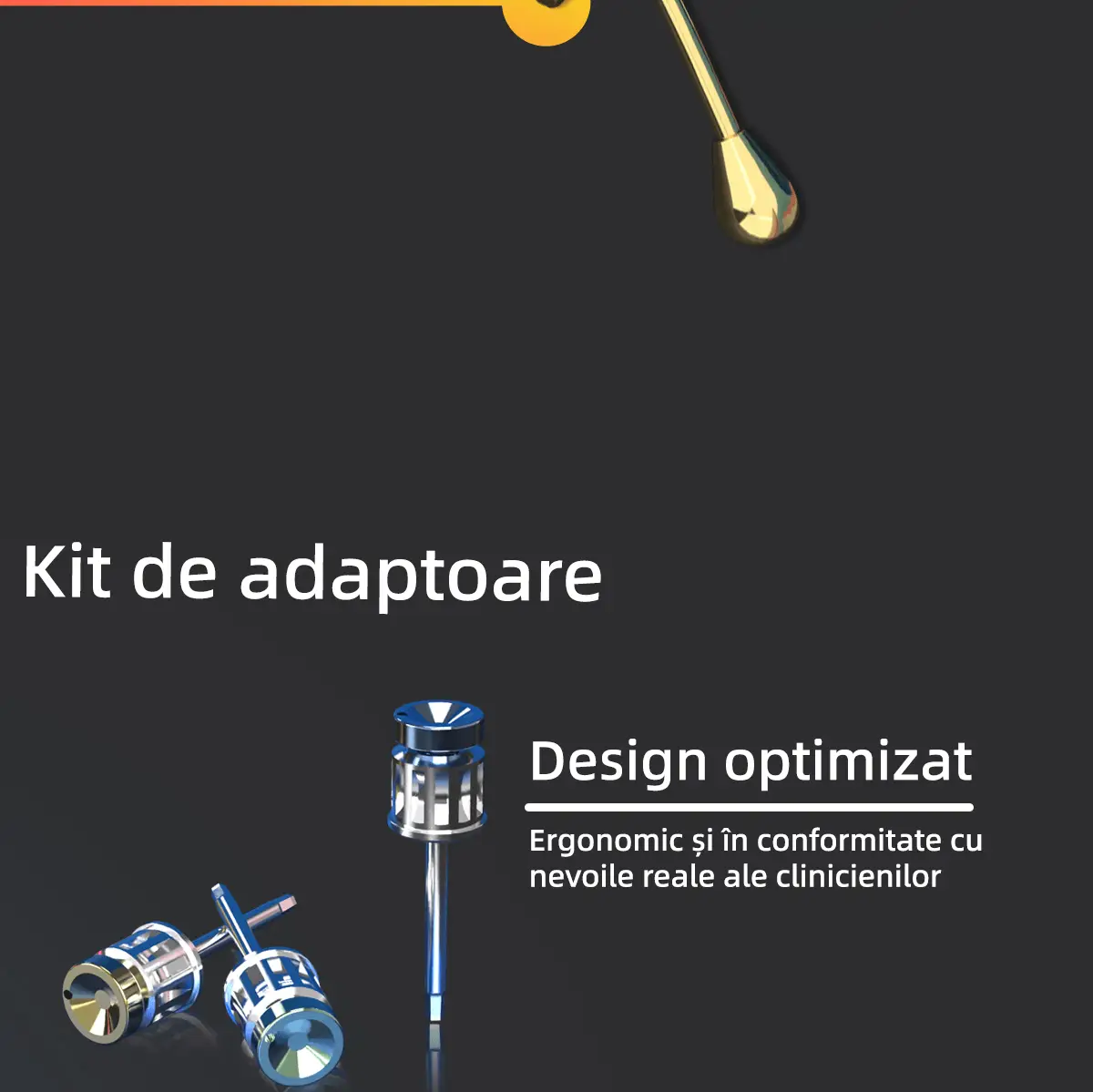 Cheie Dinamometrică de Implantologie COXO C-TW1 cu Set de Adaptoare — imaginea 6