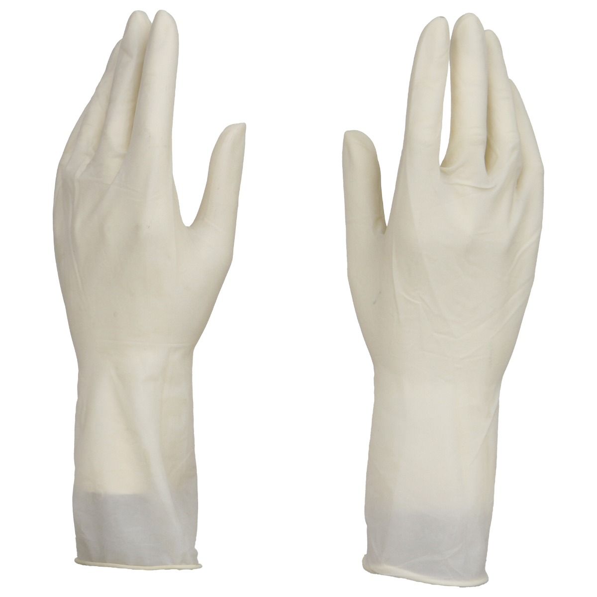 Manusi chirurgicale albe din latex, sterile, PRIMA, nepudrate, marimi 6.5 - 8.5, 1 pereche — imaginea 2