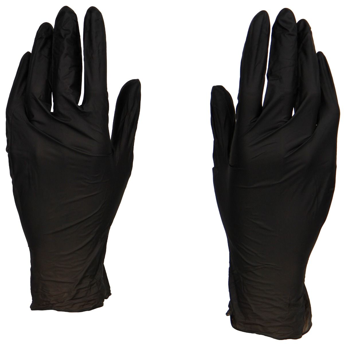 Manusi examinare negre din nitril, nepudrate, PRIMA, marimi S-XL, 100 bucati — imaginea 6