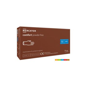 Mănuși Latex Nepudrate M Comfort Mercator