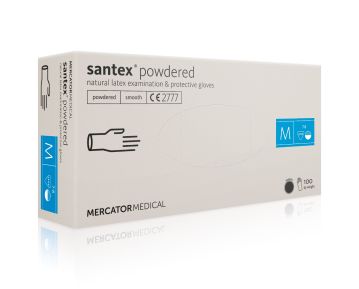 Mănuși Latex Pudrate S Santex Mercator
