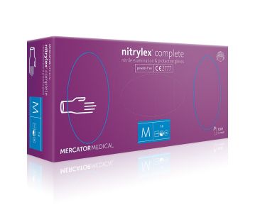 Mănuși Nitril Lila M Nitrylex Complete Mercator