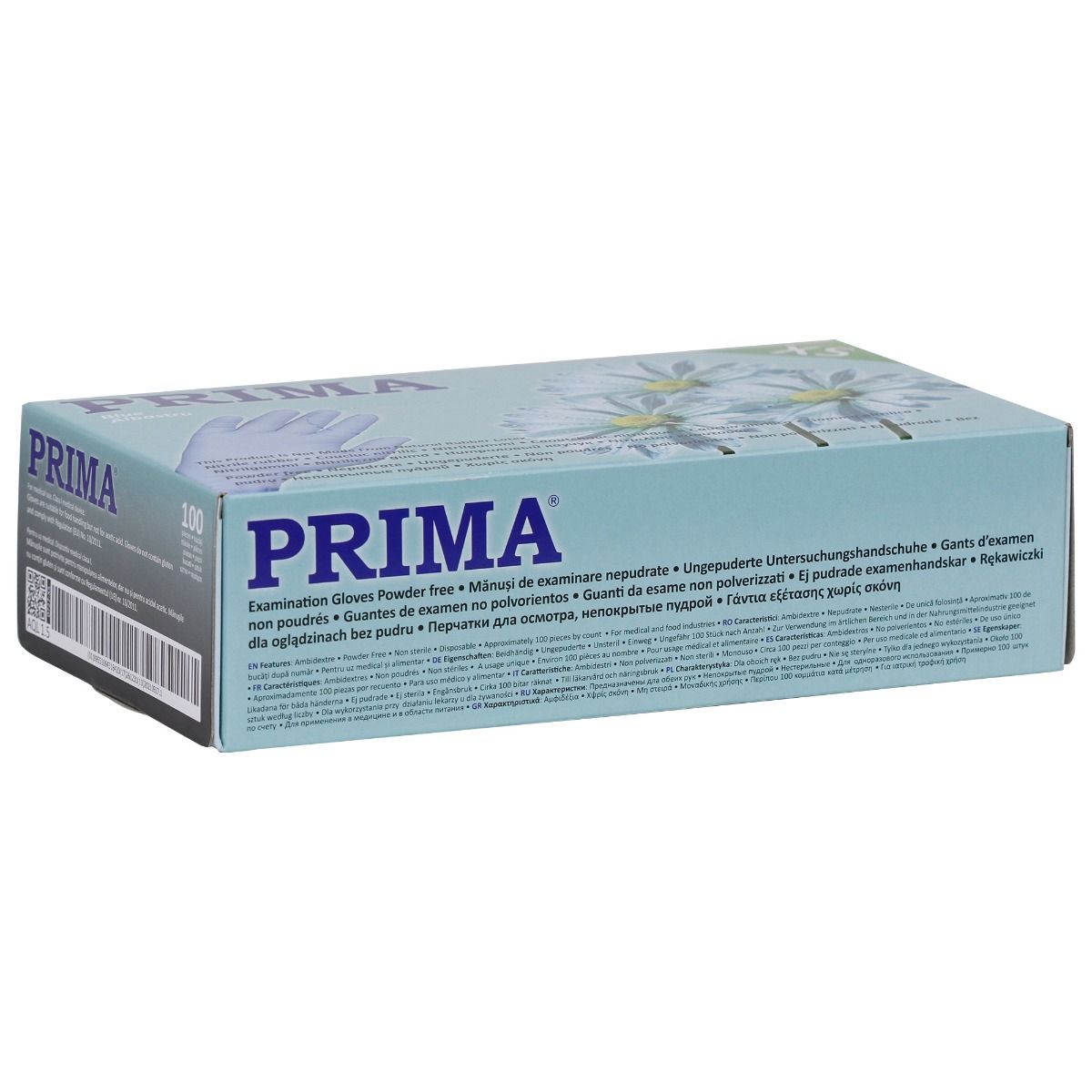Mănuși Nitril PRIMA, Albastre, Nepudrate, Examinare, S-XL — imaginea 6