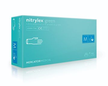 Mănuși Nitril Verzi M Nitrylex Mercator