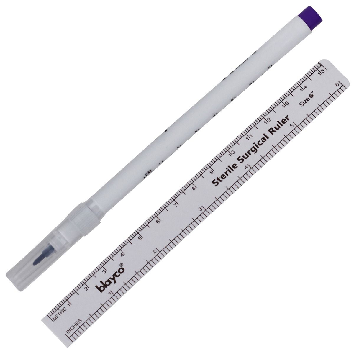 Marker chirurgical steril cu riglă, pentru marcaje precise — imaginea 2