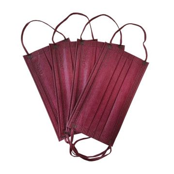 Măști Medicale 4 Straturi Full Color Burgundy Dr.Mayer