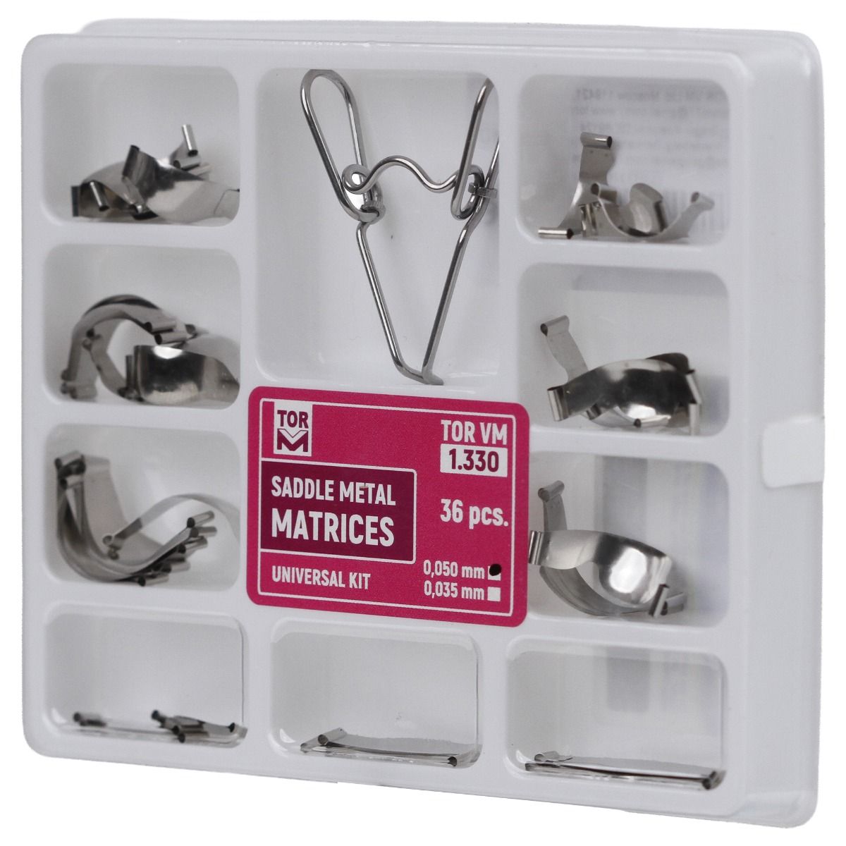 Matrici Metalice Tip Șa 1.330 cu Arc – Set 36 bucăți, Oțel Inox — imaginea 2