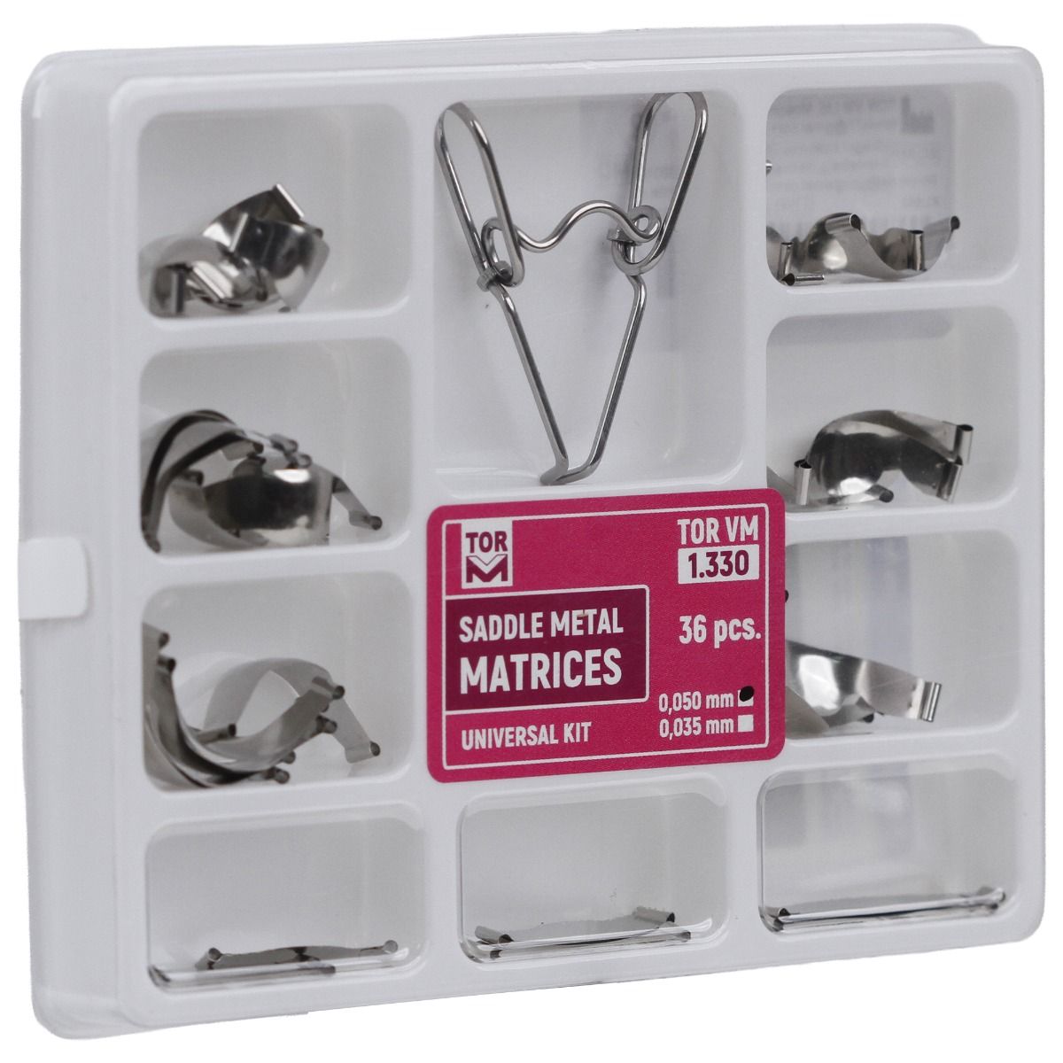 Matrici Metalice Tip Șa 1.330 cu Arc – Set 36 bucăți, Oțel Inox — imaginea 3