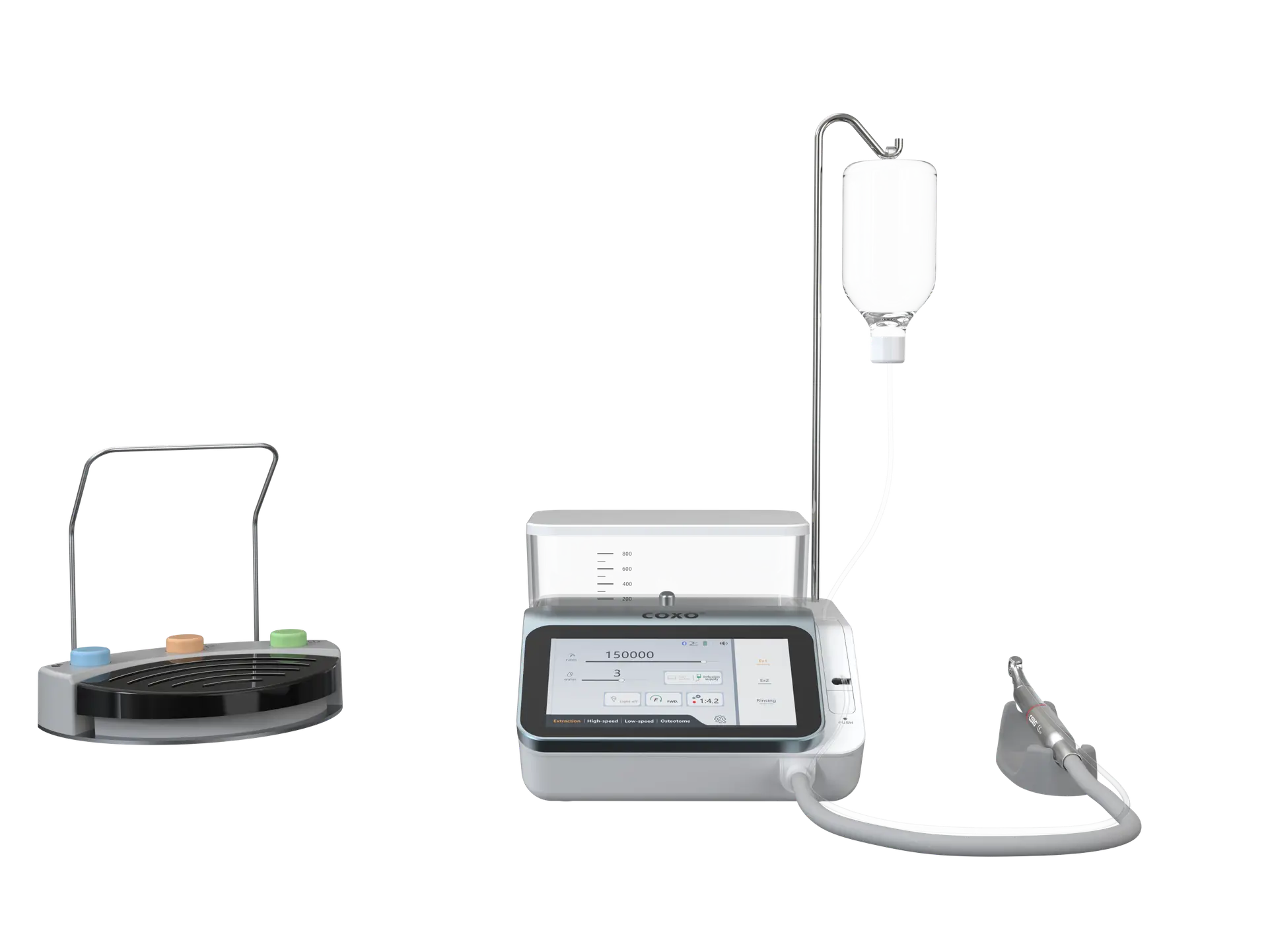 Micromotor electric COXO C-Puma Pro LED cu contraunghiuri 1:5 & 1:4.2 — imaginea 2