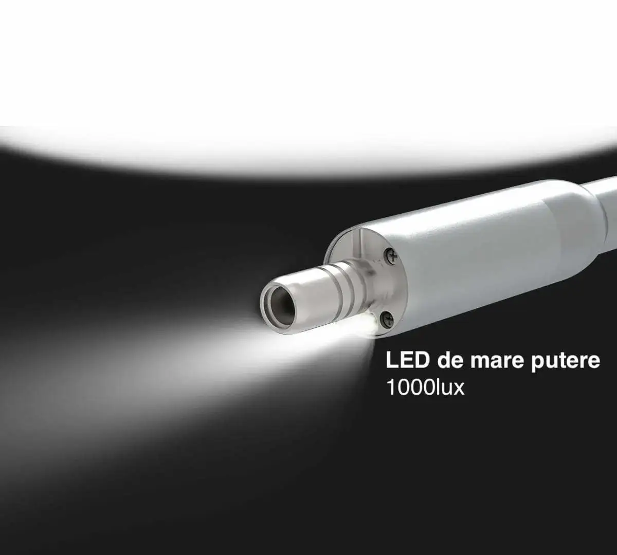 Micromotor Electric Extern C-Puma COXO cu Fibră Optică și LED — imaginea 4