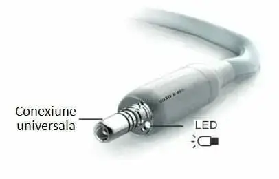 Micromotor electric COXO C-Puma Int+ pentru unituri dentare, cu LED și inducție — imaginea 2
