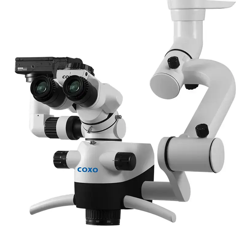 Microscop Endodontic Chirurgical COXO C-Clear 2 ZOOM 4K Standard cu Sony A6400 — imaginea 3