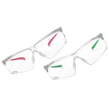 Ochelari de protecție FitUp Monoart Euronda, rame verzi
