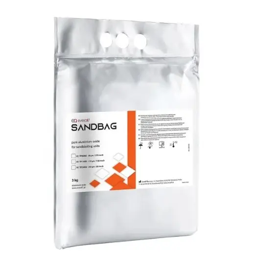 Nisip sablare, oxid de aluminiu, 110 microni, 3kg – Everall7