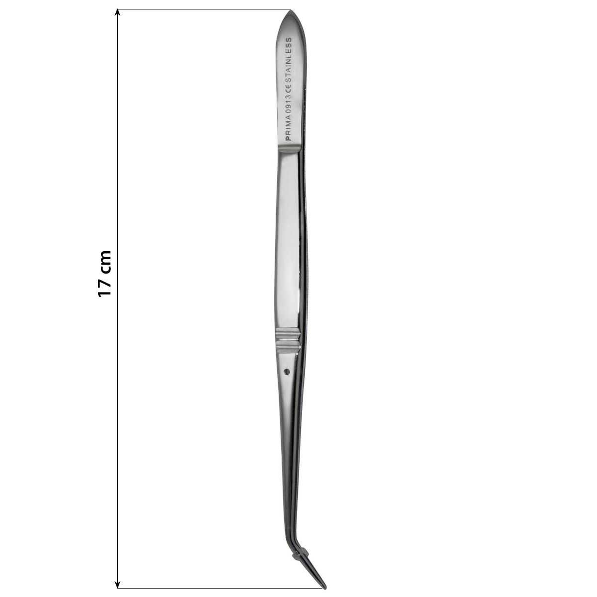 Pensa din inox cu varfuri ascutite, autoclavabila, PRIMA, 17cm — imaginea 3
