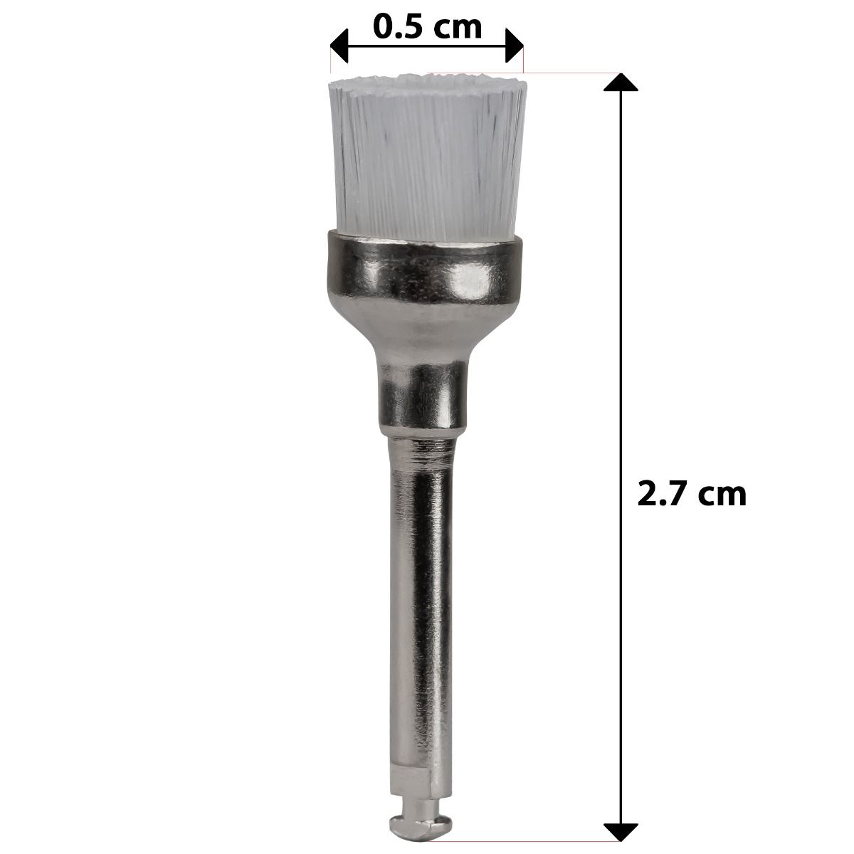 Periute detartraj din nylon, PRIMA, 10 buc, diverse culori, forma de cupa — imaginea 3