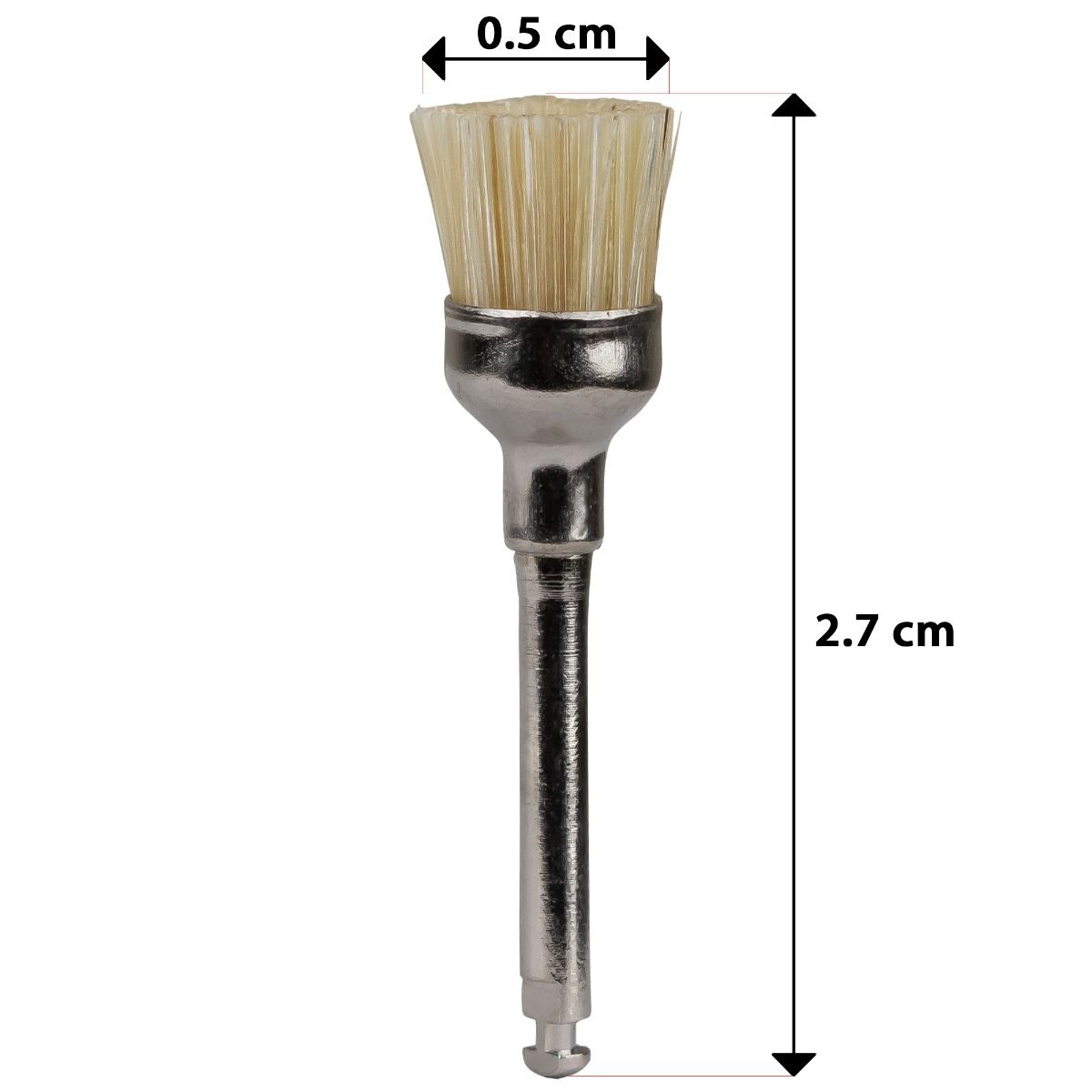 Periuțe profilaxie PRIMA, păr natural, cupă, 10 bucăți — imaginea 2