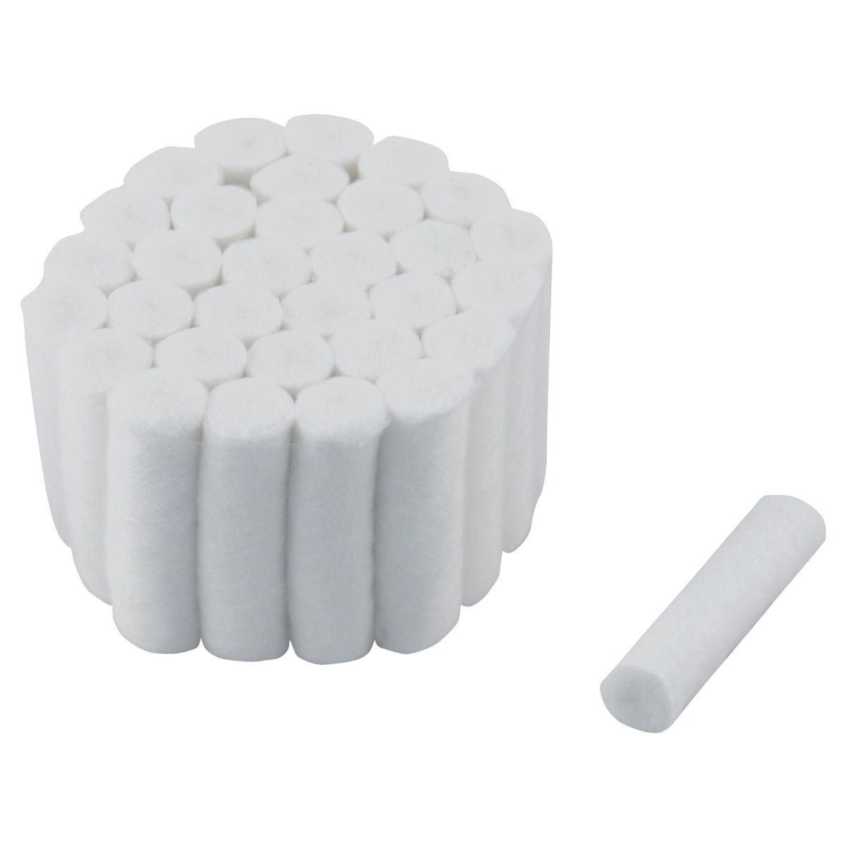 Rulouri stomatologice bumbac, PRIMA, absorbante, autoclavabile, Nr. 1, 37x8mm, 500 bucati