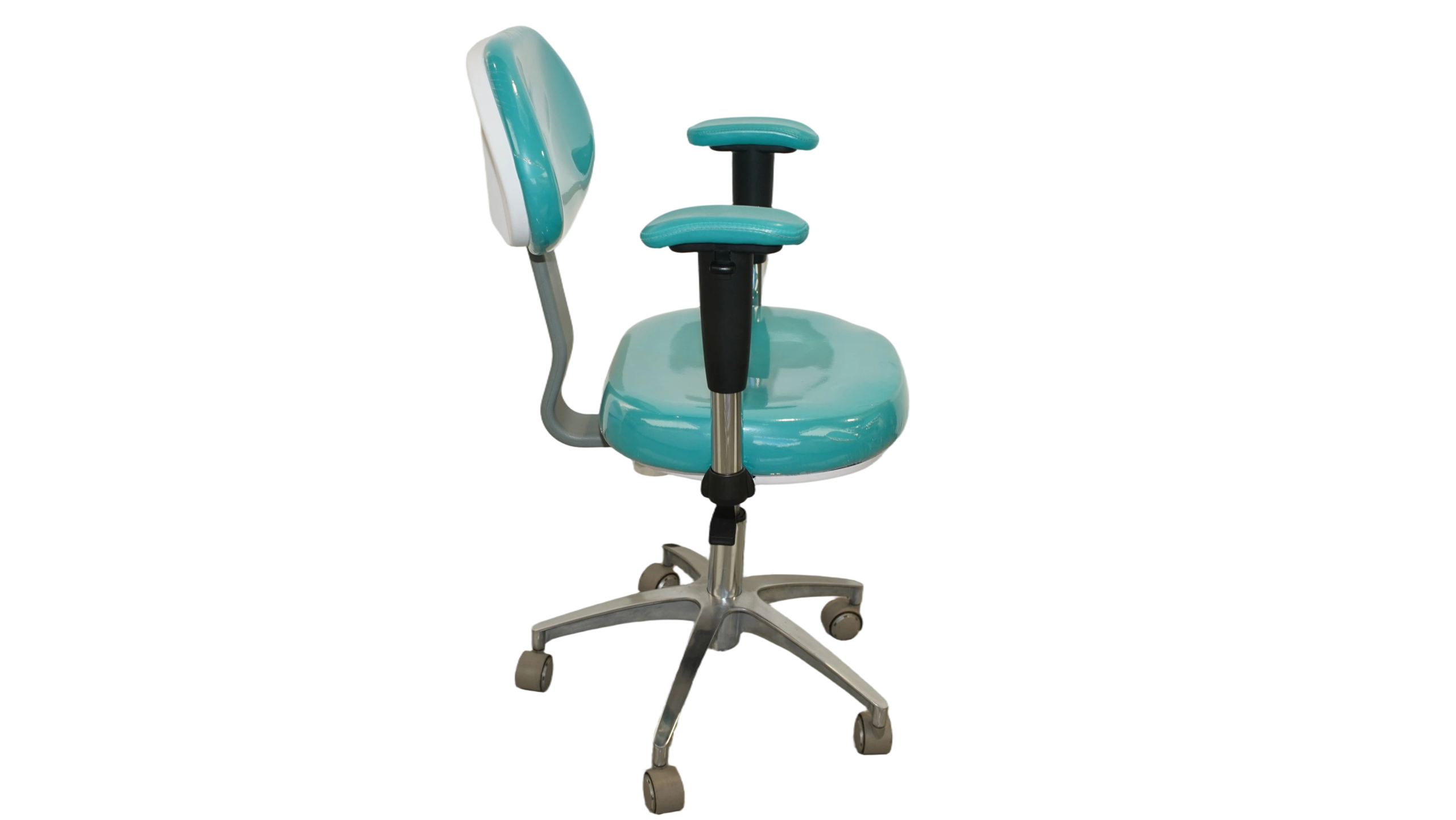 Scaun ergonomic COXO V1 cu suport brațe pentru microscop — imaginea 3