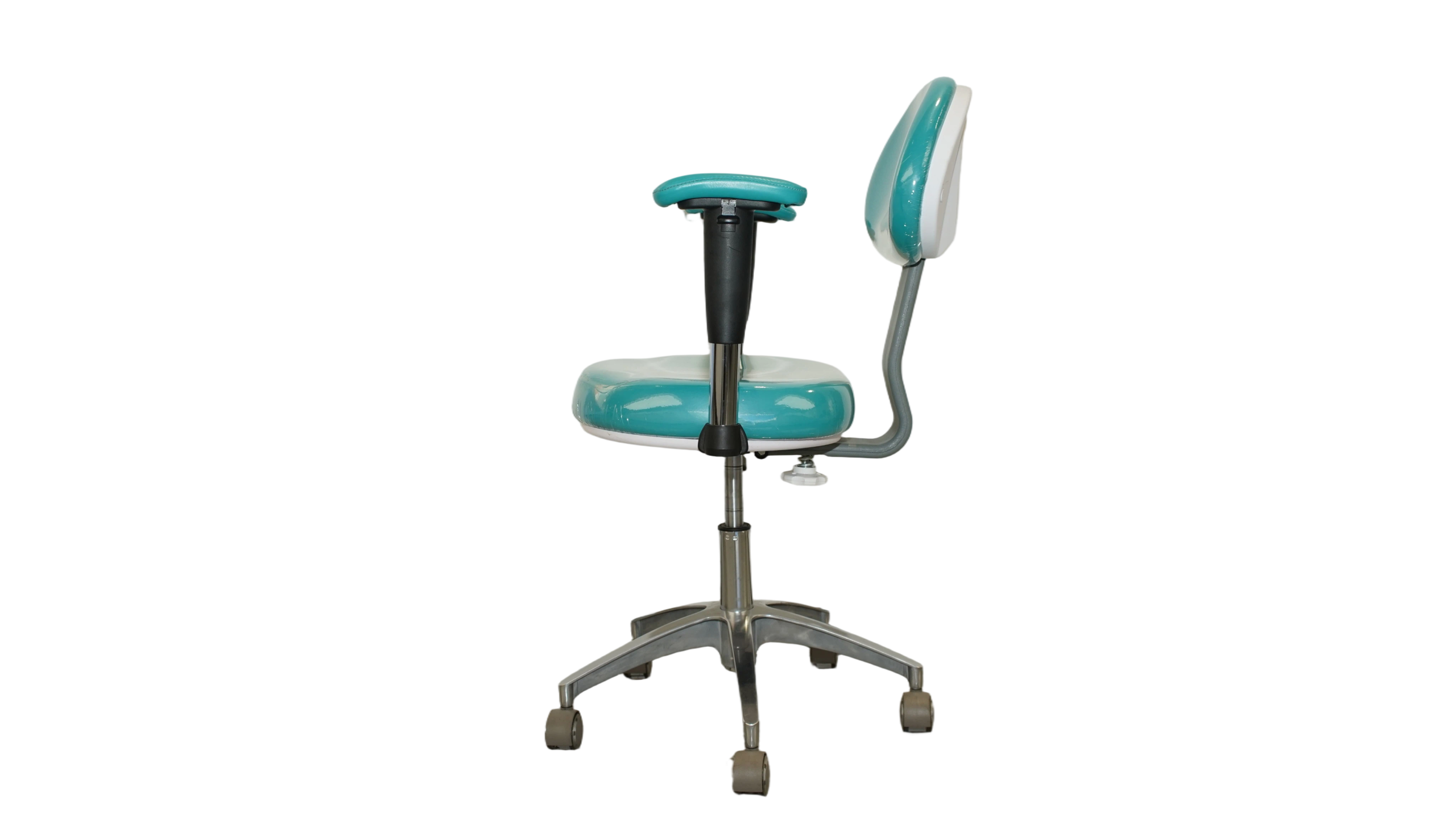 Scaun ergonomic COXO V1 cu suport brațe pentru microscop — imaginea 4