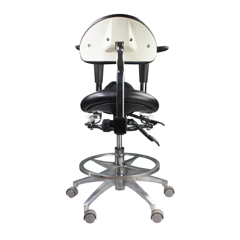 Scaun ergonomic COXO V2 pentru microscop cu suport brațe – Confort și precizie — imaginea 2