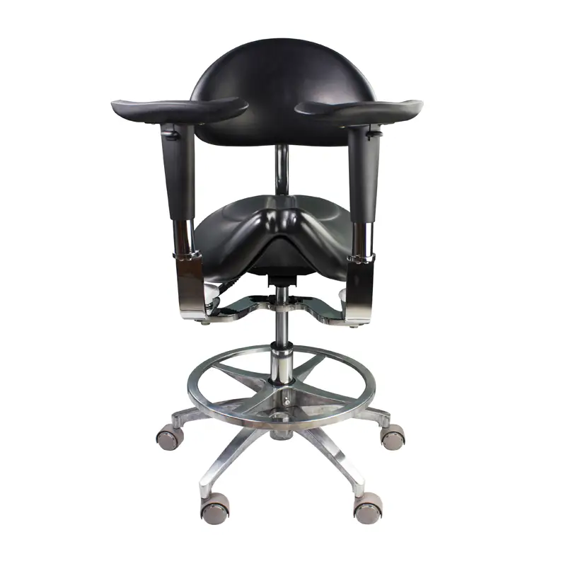 Scaun ergonomic COXO V2 pentru microscop cu suport brațe – Confort și precizie — imaginea 3