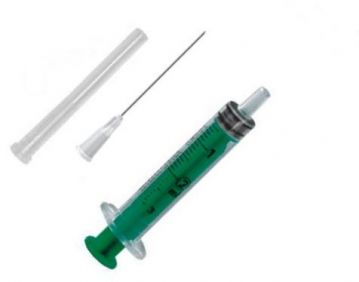 Seringă de unică folosință cu ac, 5ml