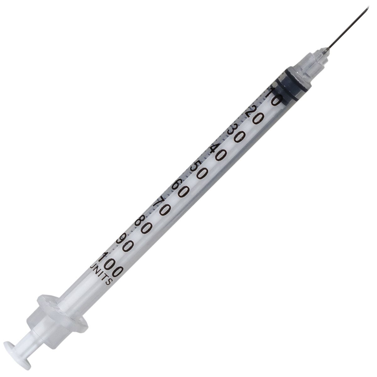 Seringi de insulină PRIMA 1ml, ac fix 27G (0,4x13mm), 100 buc. — imaginea 3
