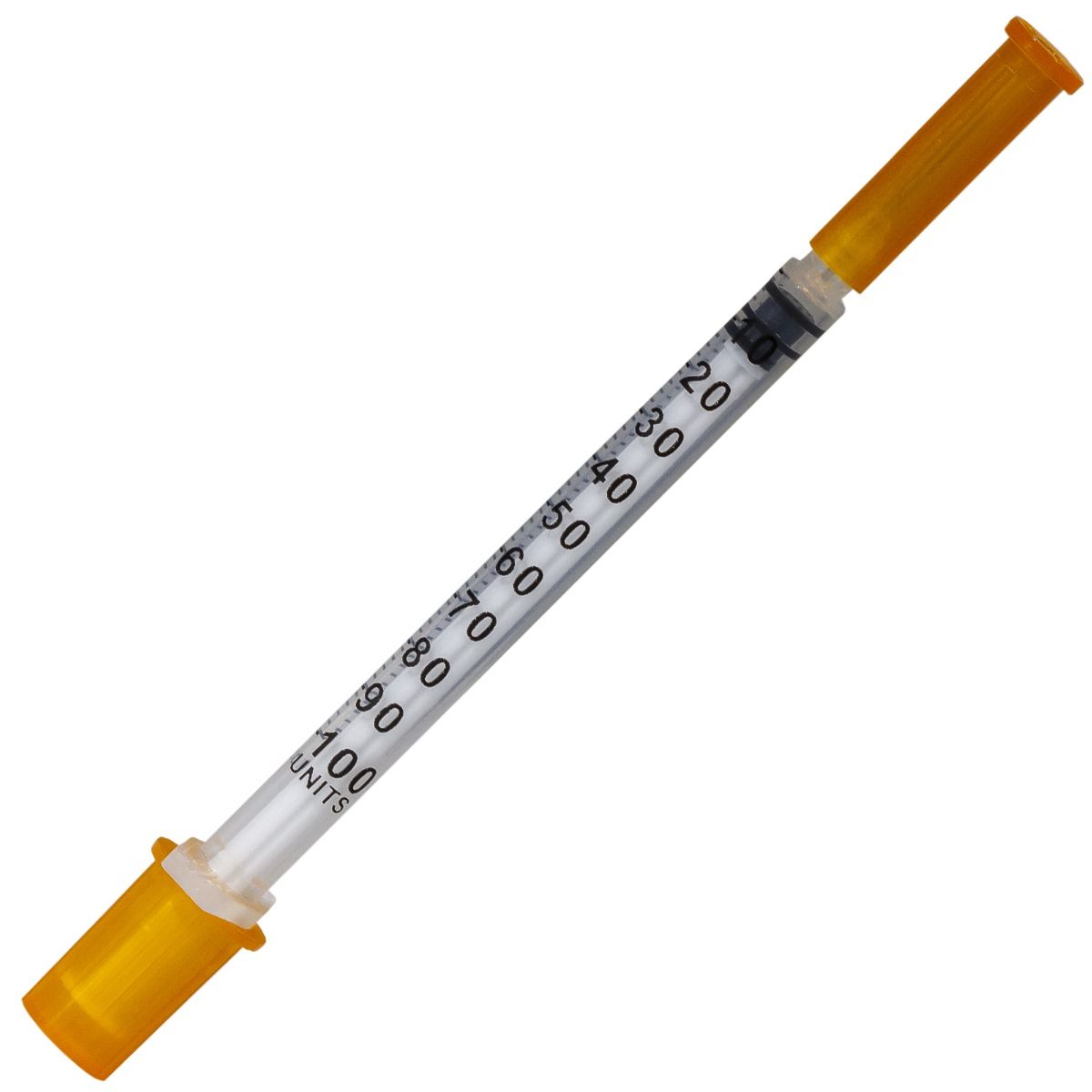 Seringi de insulină PRIMA 1ml, ac fix 27G (0,4x13mm), 100 buc. — imaginea 6